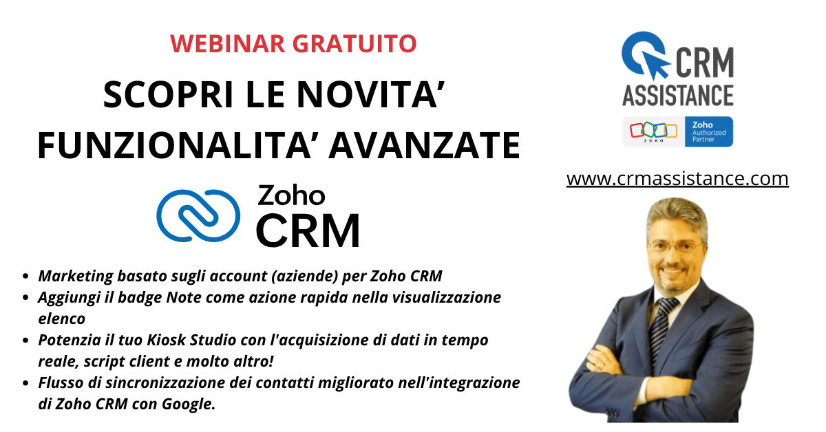 Incontro Online: Scopri le novità, funzionalità avanzate di Zoho